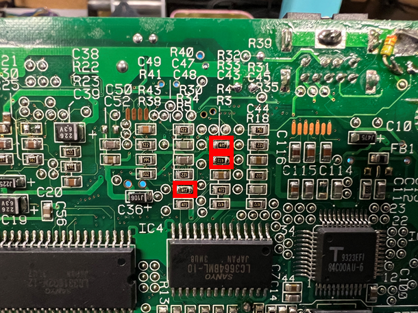 CDX 3BP Component Removal, Bottom, RGB Encoder Input