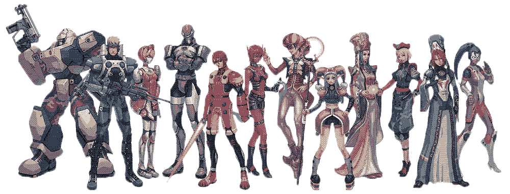 PSO Characters