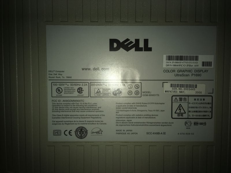 File:Dell P1690 sticker.jpeg